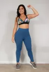  Leggins Deportivo Color Prontamoda Y Texturizado Ref. 1502