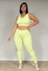  Leggins Deportivo Color Prontamoda Y Texturizado Ref. 1502